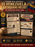 Venezuelan Earthquake Relief Jim Pendleton Legacy Card